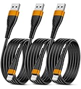 OIITH Apple MFi Certified iPhone Charger Cable 3 Pack 6 Ft, Long Lightning Charging Cord, Fast 2....