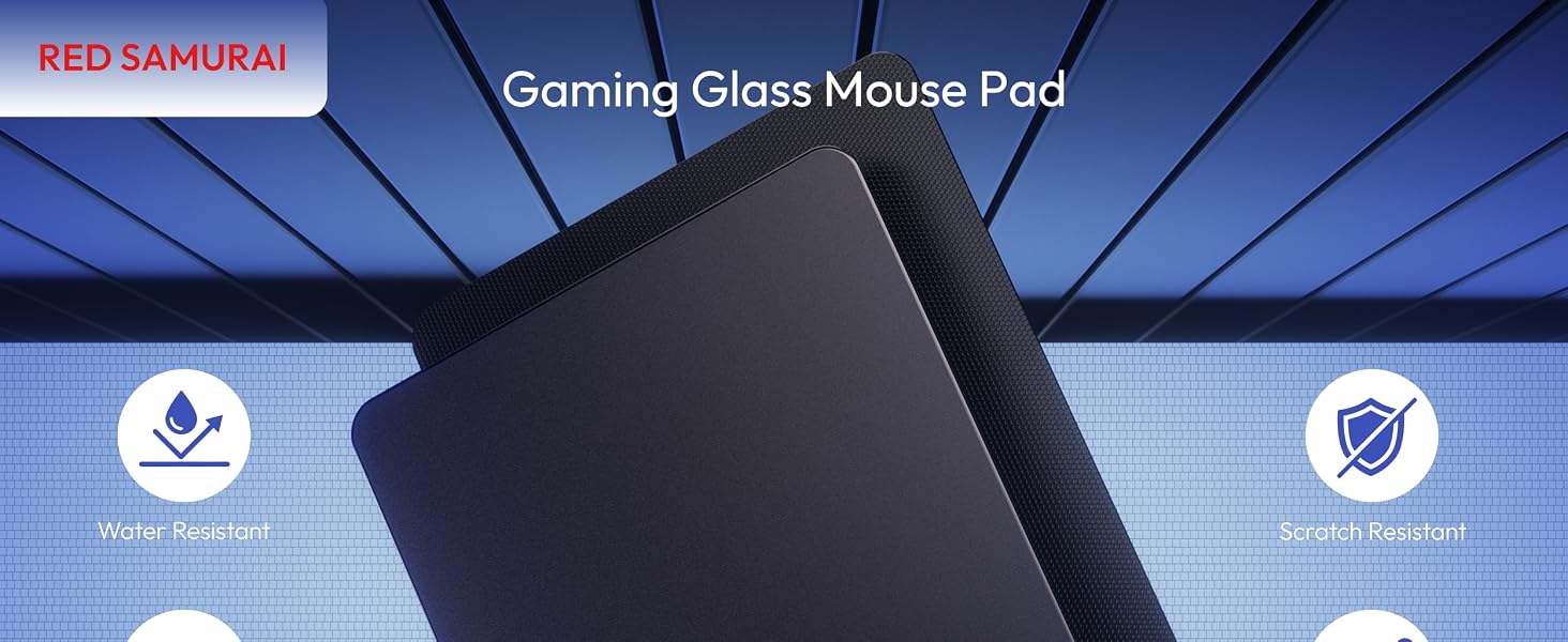 gaming glass mouse pad