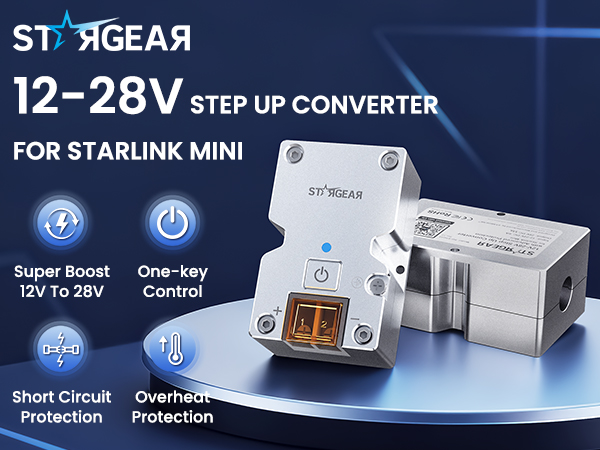 Starlink Mini 12V Adapter DC Step Up Converter