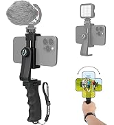 Ergonomic Anti-Falling Cell Phone Vlogging Hand Grip Stabilizer Smartphone Holder Rig Mount Video...