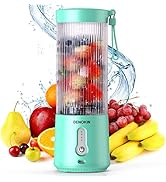 Portable Blender, Personal Size Blender for Smoothies and Shakes,USB Rechargeable Mini Blender Fr...