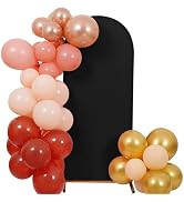 Peomeise 6FT Wedding Arch Cover,Black Arch Backdrop Cover Stretchy Spandex Backdrop Stand Covers ...