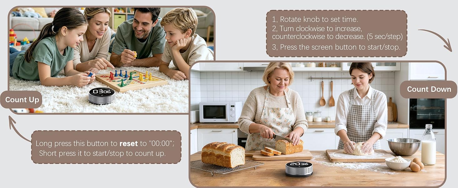Composite image showing family gathering scenes with text panels displaying lifestyle moments of people cooking, dining, and spending time together in home setting.