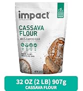 Impact - Conventional Cassava Flour, Gluten, Grain, Dairy, Soy & Nut Free, Vegan, Non-GMO, Fine T...