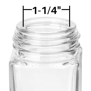 WIDE MOUTH SPICE JARS