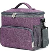 GYEUKHAM Unisex Insulated Lunch Bag, Purple, 10.2