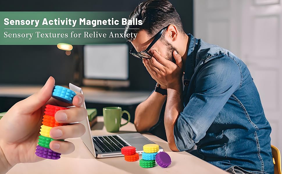 Silicone Magnetic Balls Fidget Toys A+1