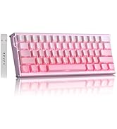 MIKIBY Alux60 Gaming Keyboard Wired, Hall Effect Magnetic Switch Aluminum Mechanical Keyboard, 8K...