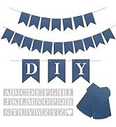Blue Banner Kit, Custom Phrase Banner, Customize Your Party Banner Signs, Handwriting Banners Par...