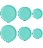 Replacement Lids for Pyrex 7200-PC 2 Cup and 7201-PC 4 Cup and 7402-PC 6/7 Cup, Silicone Round St...