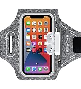 JEMACHE Running Armband for iPhone 14 13 12 11 XR XS, 14 Pro, Samsung Galaxy S22 S21 S20 S10 S9, ...