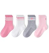 Bearbay Baby Toddler Essentials Non-Slip Crew Socks for Unisex Boys Girls | Full-Sole Silicone Gr...