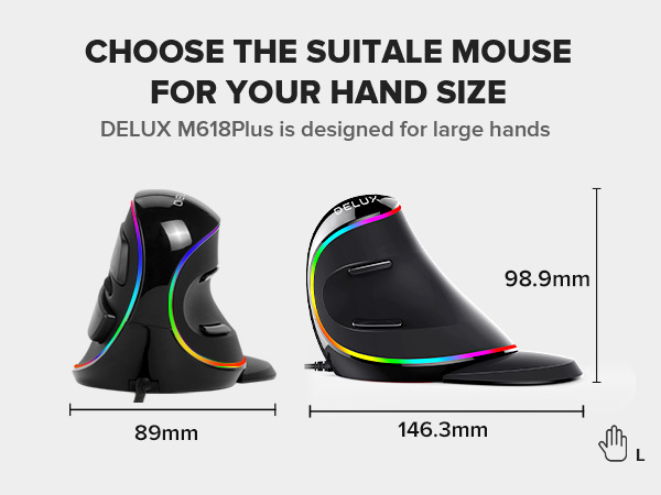 large ergonomic mouse