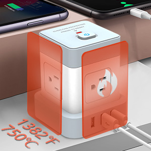 Travel Power Strip with USB Ports