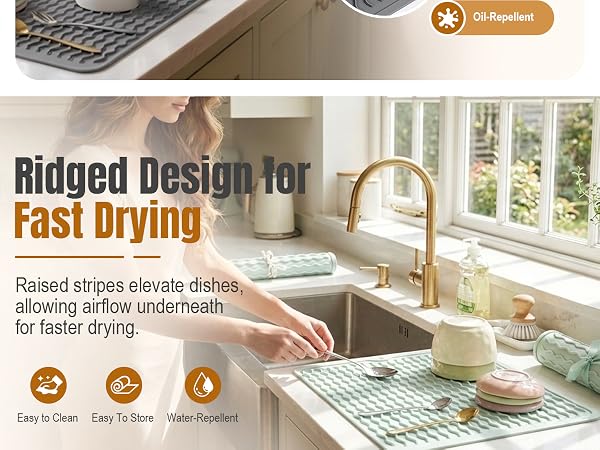 silicone drying mat