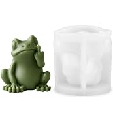 DS. DISTINCTIVE STYLE Frog Silicone Mold, Frog Resin Mold for DIY Crafts | Funny Middle Finger Fr...