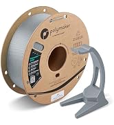 Polymaker PETG Filament 1.75mm Grey 1KG, High Speed, 2.2 Lbs | Up to 500mm/s, Easy to Print, High...