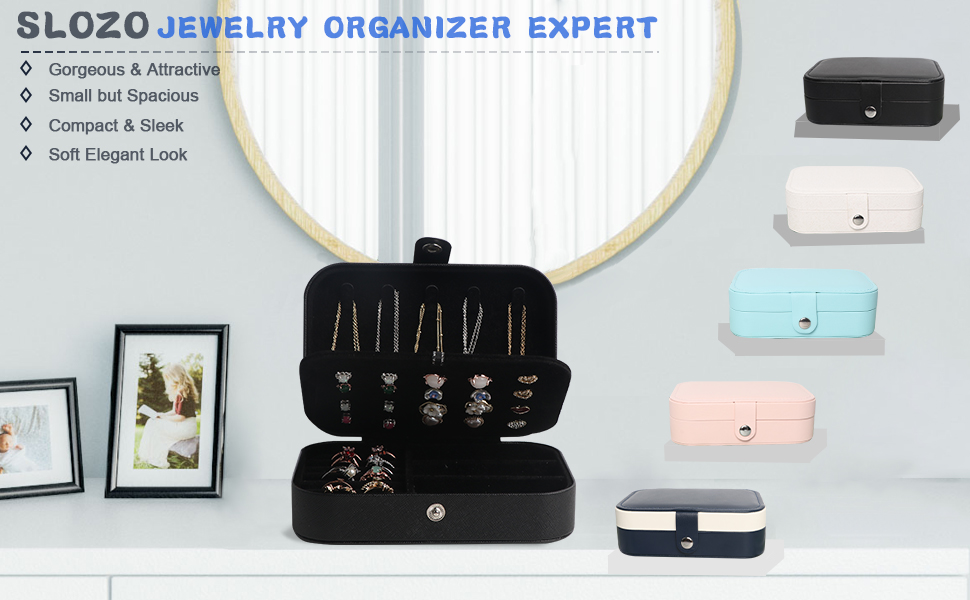 Travel jewelry box