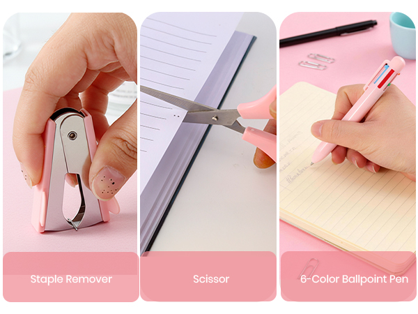 Pink Desk Accessories