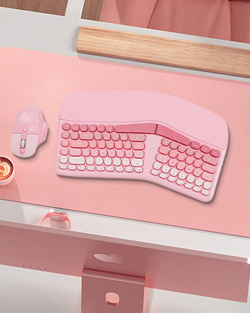 Ergonomic Wireless Keyboard and Mouse
