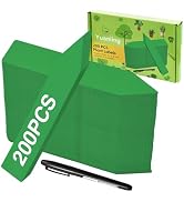 Plant Labels 200 Pcs Yuanling for Seeding Plastic Waterproof Plant Name Tags Garden Labels Marker...