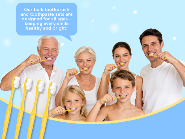 Disposable Toothbrushes with Toothpaste