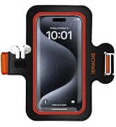 JEMACHE Running Armband for iPhone 15 Pro Max, 15 14 13 12 11, Samsung Galaxy S23 S22 S21 Ultra, ...