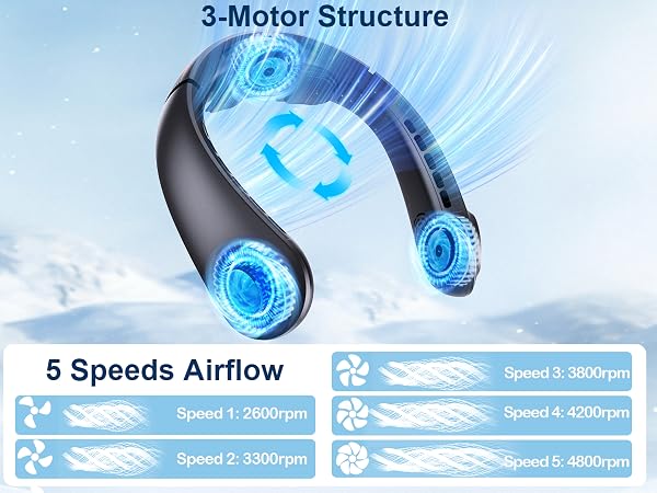 neck fans that blow cold air