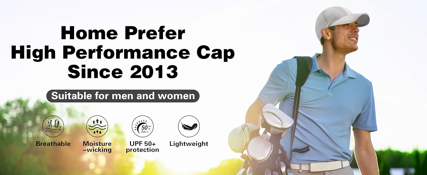 high performance cap for golf