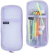 Pencil Case, Pencil Pouch, Pencil Bag, Mesh Pencil Case, Clear Pencil Case With Zipper, Large Cap...