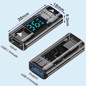USB C Female to USB A Female Adapter