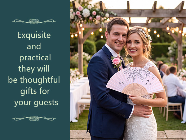Silk Fabric Fans For Wedding