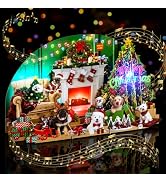 Christmas Pop Up Card, Merry Christmas Dog Greeting Card with Light Music | 3D Christmas Tree & P...