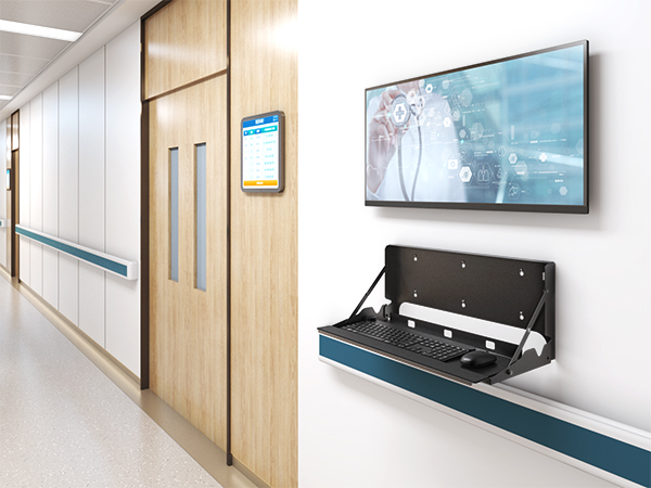 keyboard tray wall mount