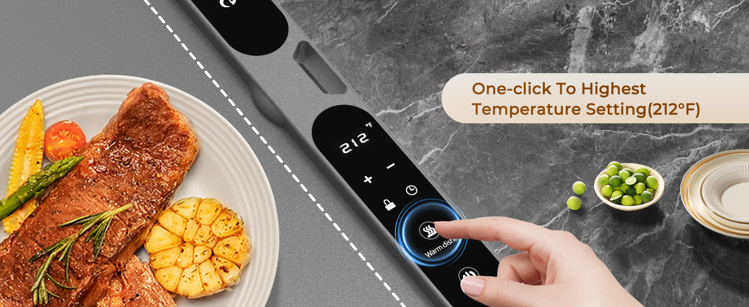 food warming mat for buffet heating pad tray roll up hot plate to keep warm home kitchen heated