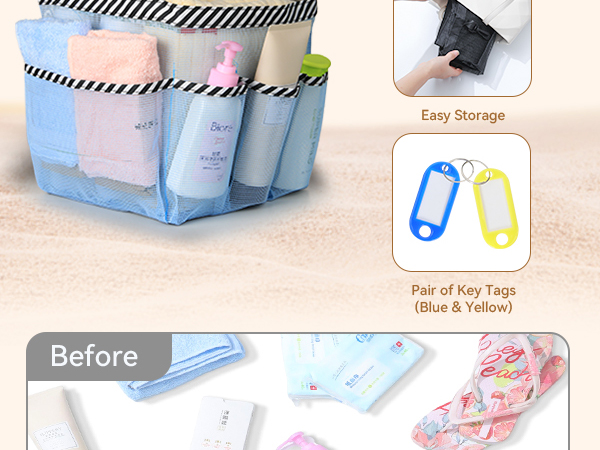 huge storage space shower caddies extra large tote bag spacious store all bathing necessities