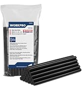 WORKPRO Hot Glue Sticks Full Size, 50 Pack Black Hot Melt Adhesive Glue Sticks for All-Temp Glue ...
