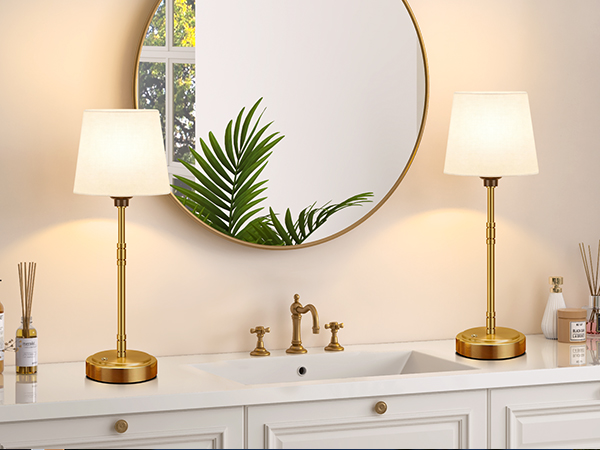 elegant table lamp for bathroom