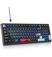 Owpkeenthy 96 Gaming Keyboard Gasket Mounted,100% Full Size Mechanical Keyboard Hot Swappable wit...