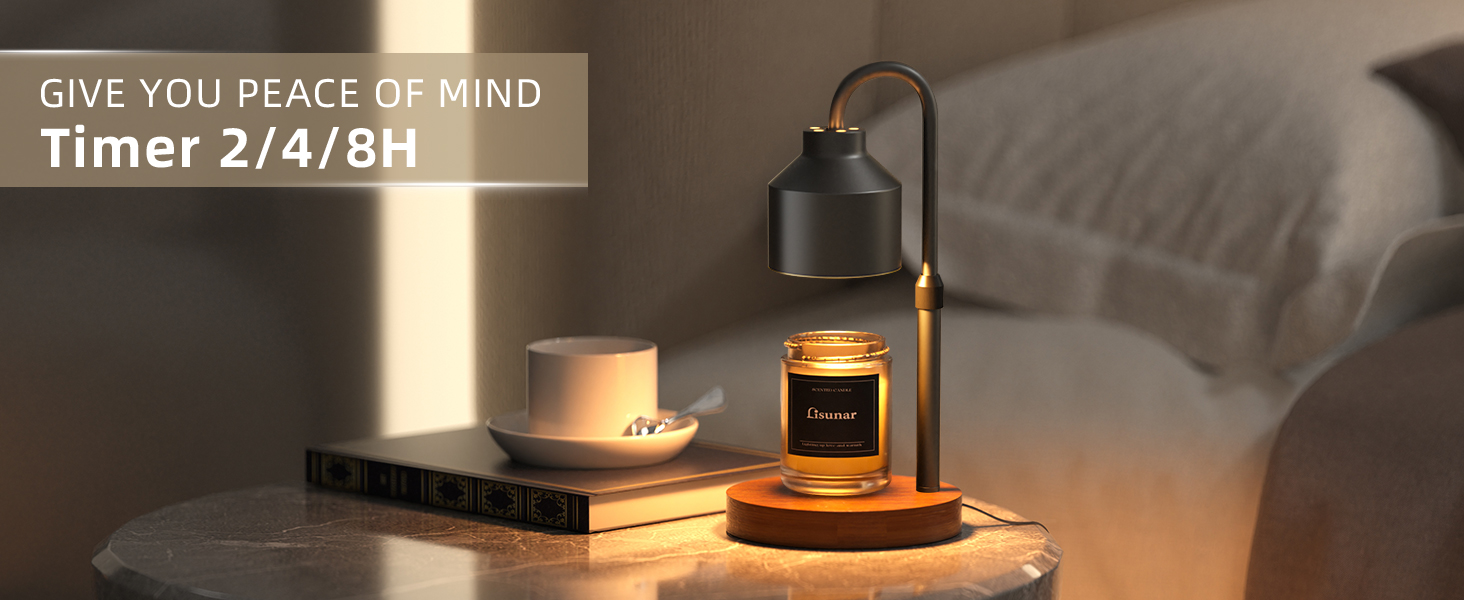 candle warmer lamp with timer