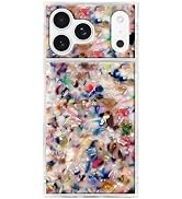 FLAUNT Official Square iPhone 18 Pro Max Case - Confetti Tortoise Shell | Compatible w/MagSafe & ...