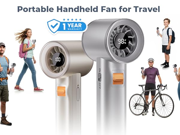 portable handheld fan