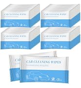Hipruict Car Cleaning Wipes, Set of 100 Individually Car Wipes, Fast Cleaning Car Leather Cleaner...