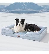 Bedsure Cooling Dog Beds Large Sized Dog - Orthopedic Large Dog Cooling Bed Washable, Dogs Couch ...