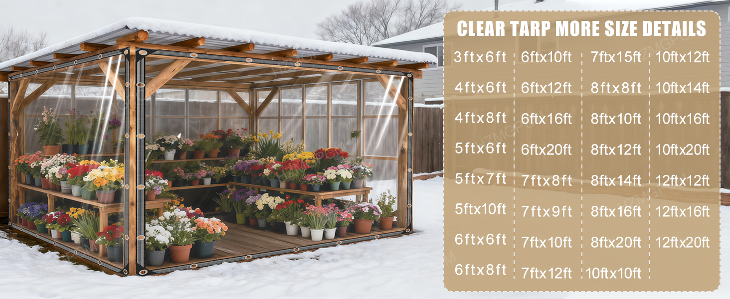 clear tarps