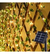 SUDDUS Solar Pothos String Lights, 33Ft 100LED Vines with Lights Warm White