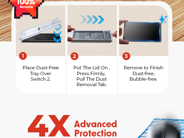 For Switch 2 Screen Protector