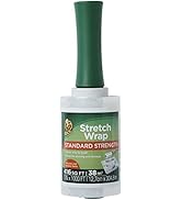Duck Brand Stretch Wrap Roll, Clear, 5 inches by 1000 feet, 1 Pack, White (285849)