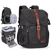 BAGSMART Camera Backpack, DSLR SLR Waterproof Camera Bag Backpack, Anti-Theft Photography Backpac...