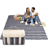 Extra Large Picnic & Outdoor Blanket Dual Layers for Outdoor Water-Resistant Handy Mat Tote Sprin...